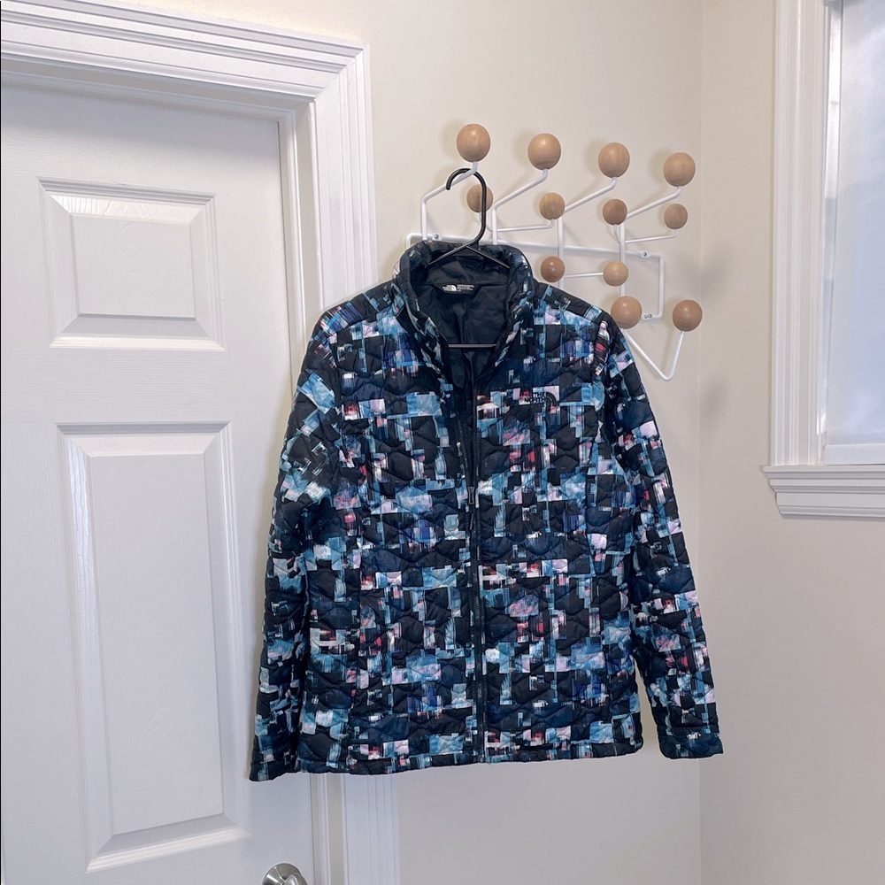The North Face - Thermoball Outdoor Jacket Puffer Blue / Black Large